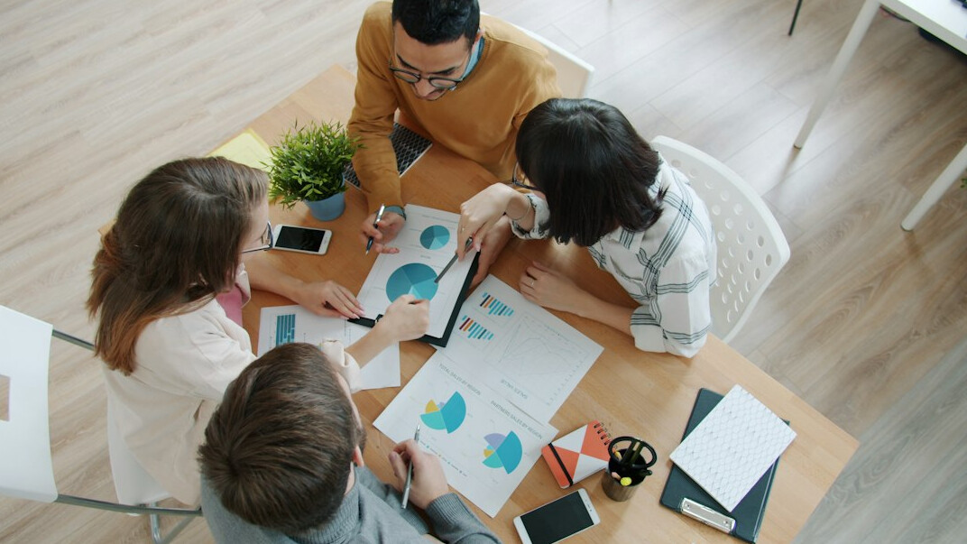 diverse business group