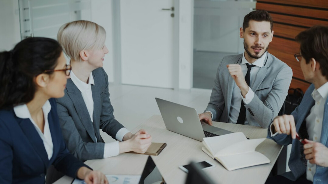 business feedback session